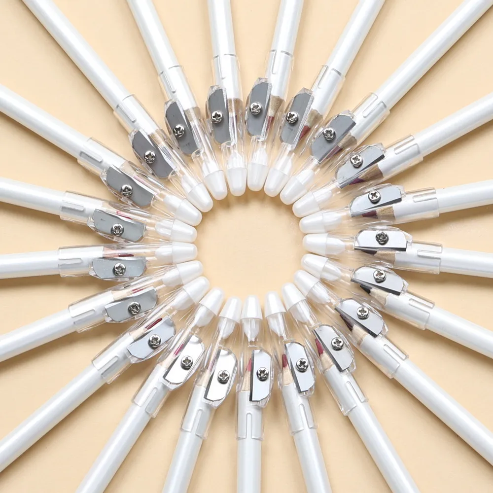 New Arrival 1Pcs 21 Color Waterproof Eyeliner Professional Eyebrow Pencil Sharpener Personalized Dark Brown Lip Liner