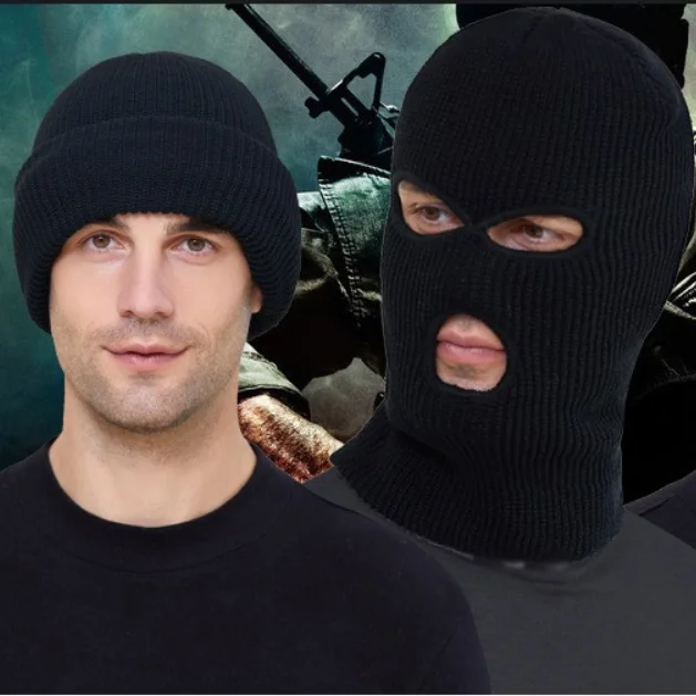 Winter Sport outdoor ski mask  Anti Dust anti damp Knitted 3 Holes Protect against the cold breathable sports mask