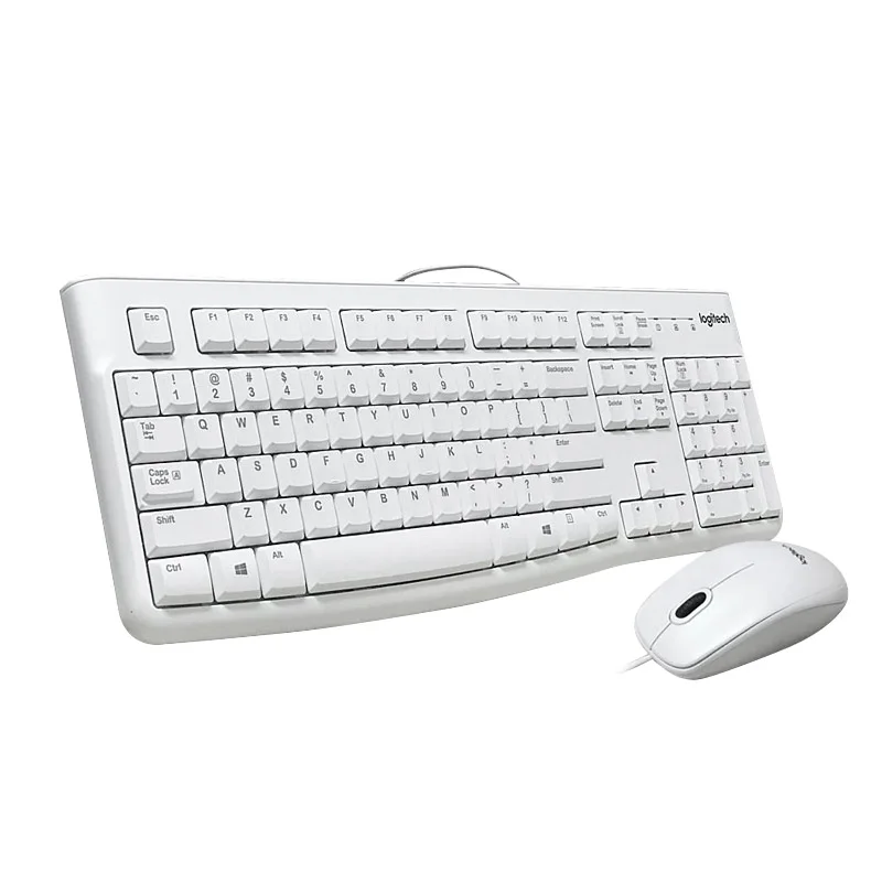 Logitech MK120 wired  classic mouse and keyboard set splash-proof design