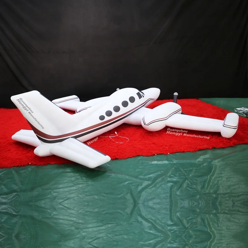 Large Advertising Decoration Propeller Aviation LED Inflatable Aircraft