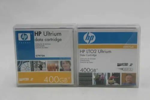 HPE LTO2 Ultrium 400GB Personal Data Cartridge Cassette Tape C7972A LTO-2 200G-400G