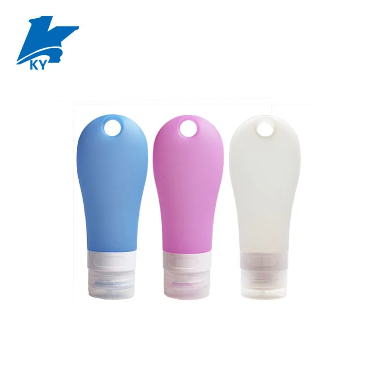 Wholesale bulk travel silicone bottle set for hand sanitizer or cosmetics