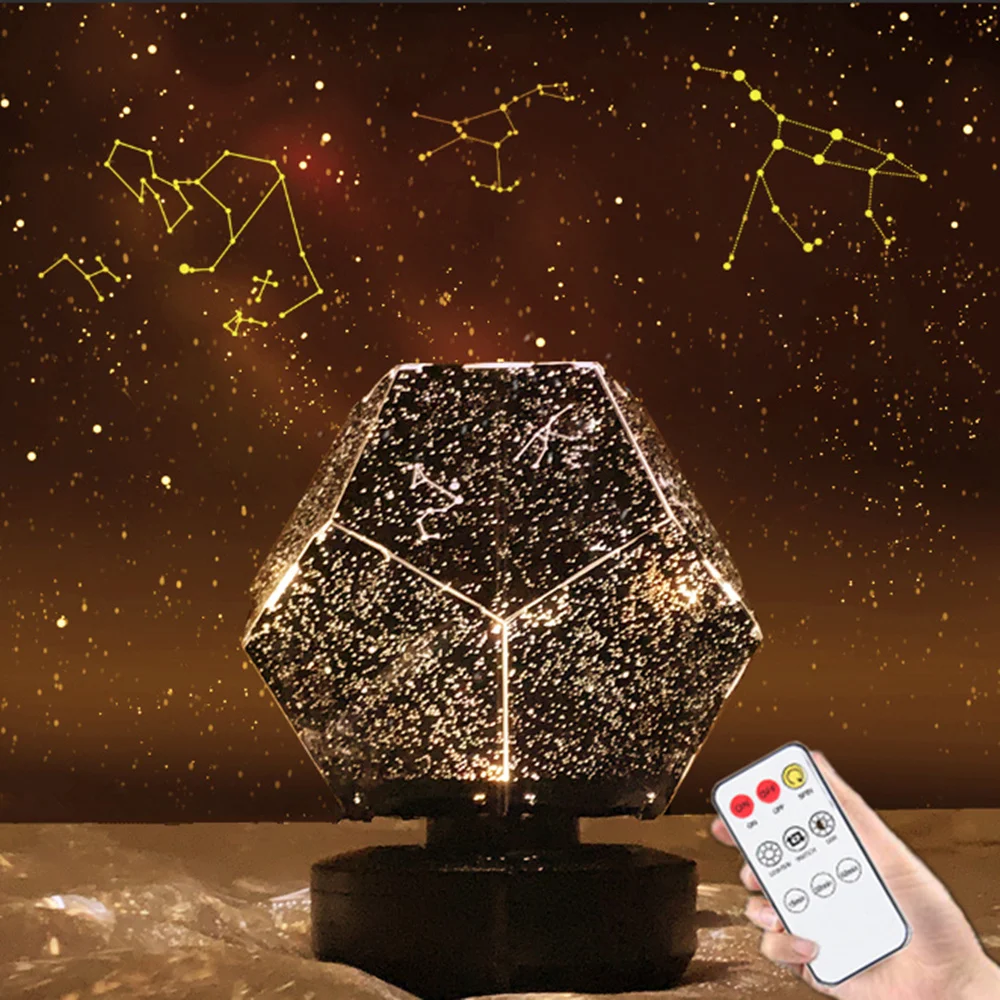 Star Projector Galaxy Lamp Starry Sky Night Light Led Table Lamp Space lighting Room Nightlight Planetar Gift For Children Kids