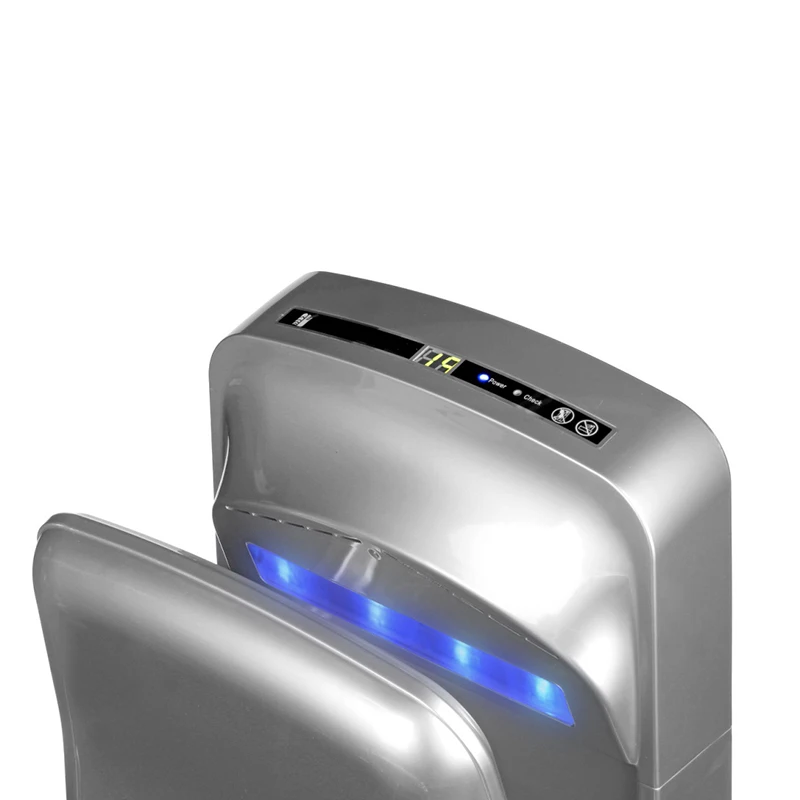 Kuaierte manufacturer professional hot sale wall mounted auto automatic high speed abs jet hand dryer for public restaurant