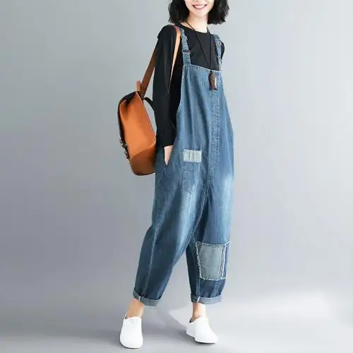 wholesale price Cotton Women Suspender Trousers overalls new arrivals