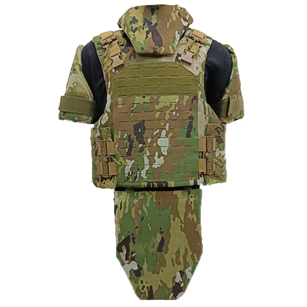 Sturdyarmor Full Body Coverage Tactical Gear Equipment Protective Security Guard Black Tactical Plate Carrier Vest