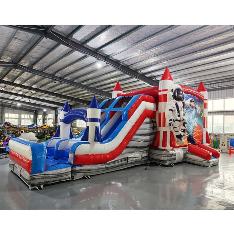 Manufacturer Inflatable Castle Combo with Slide Outdoor Inflatable Bouncy Castle with Slide