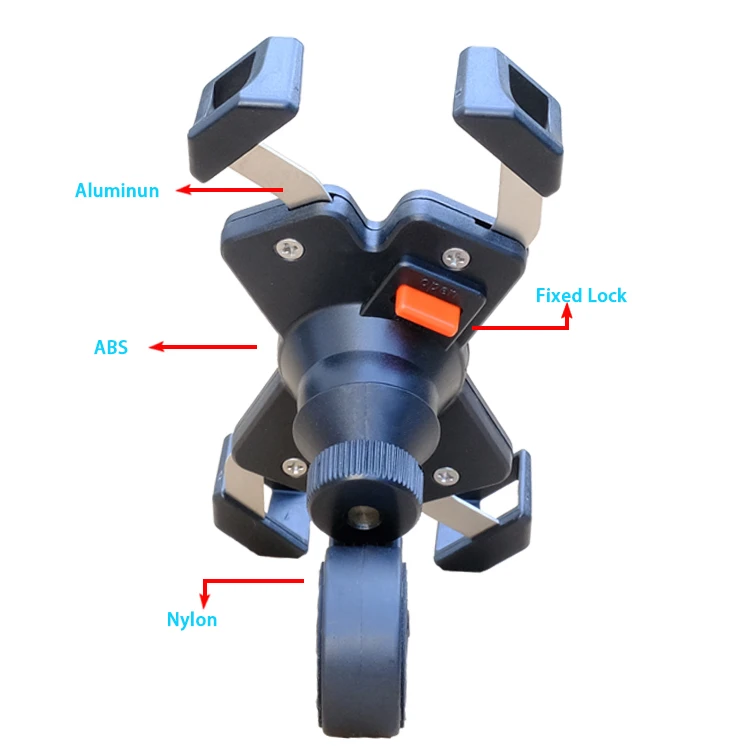 ODIER 2023 new design smartphone mount for bicycle motorcycle scooter electric vehicles handlebar rear view mirror