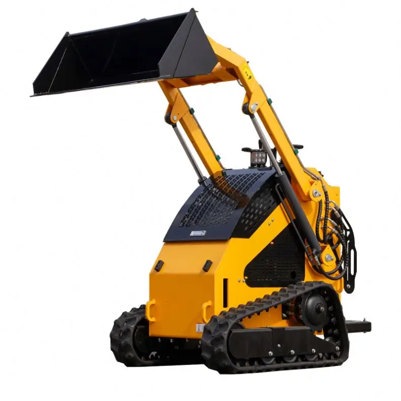 Mini Skid steer Loader for sale Mini With Attachment Forest Mulcher bucket Lawn Mower Snow blower