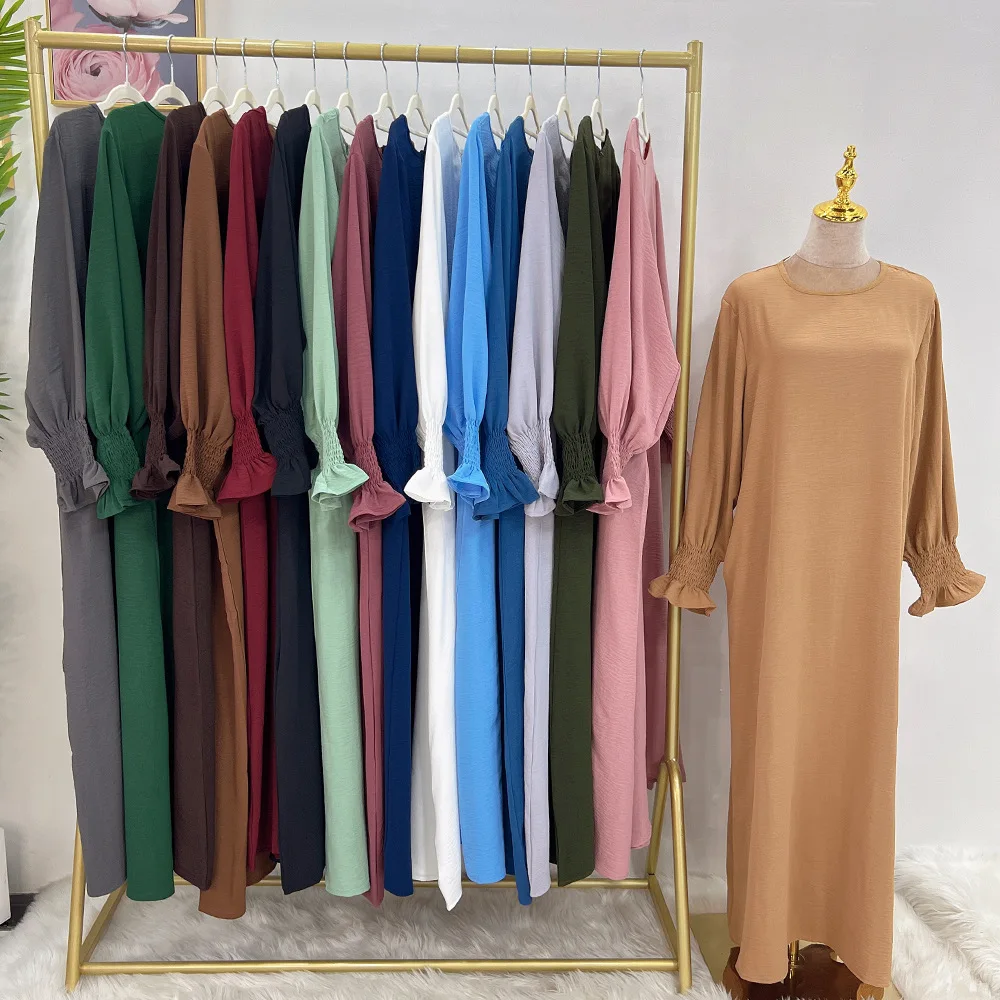 Abaya Dubai Turkey Muslim Hijab Dress Elegant African Dresses for Women Long Sleeve Kaftan Chiffon Maxi Dress Islam Clothing