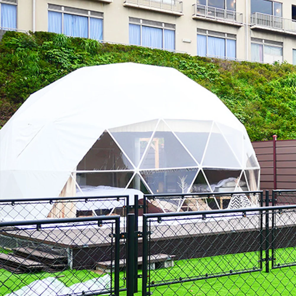 4x4 M 5x5m 10x10m Glamping Tent Dome Tent For Event Trade Show Outdoor Pagoda