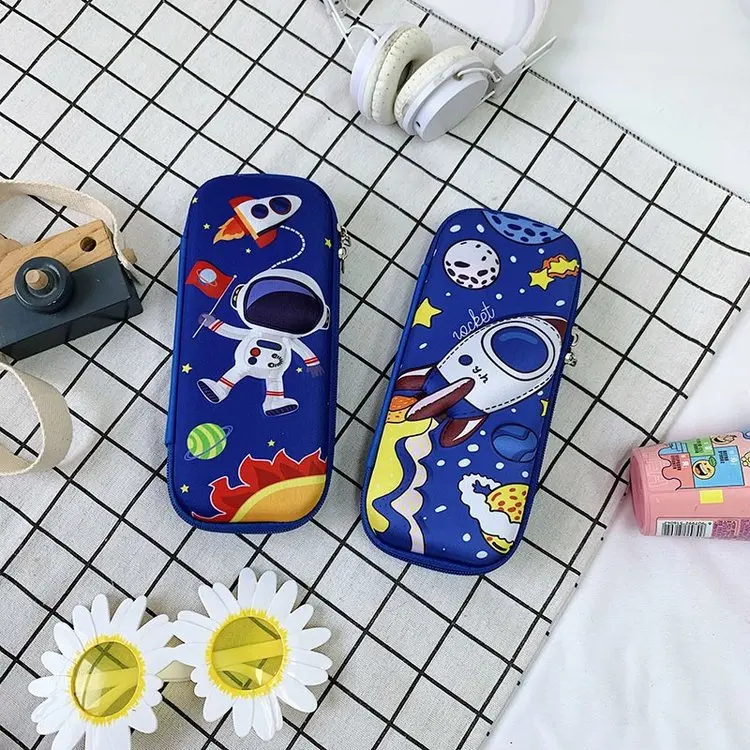 Cute Pencil Case Boys And Girls Kindergarten Primary School Children Large Capacity Pencil Bag Pupil Stationery Storage Box
