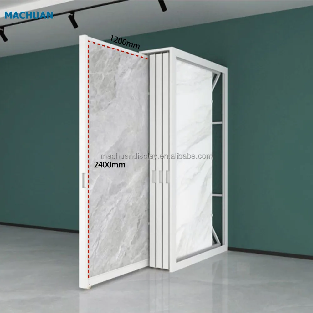 MACHUAN high quality granite stone display stand for store showroom