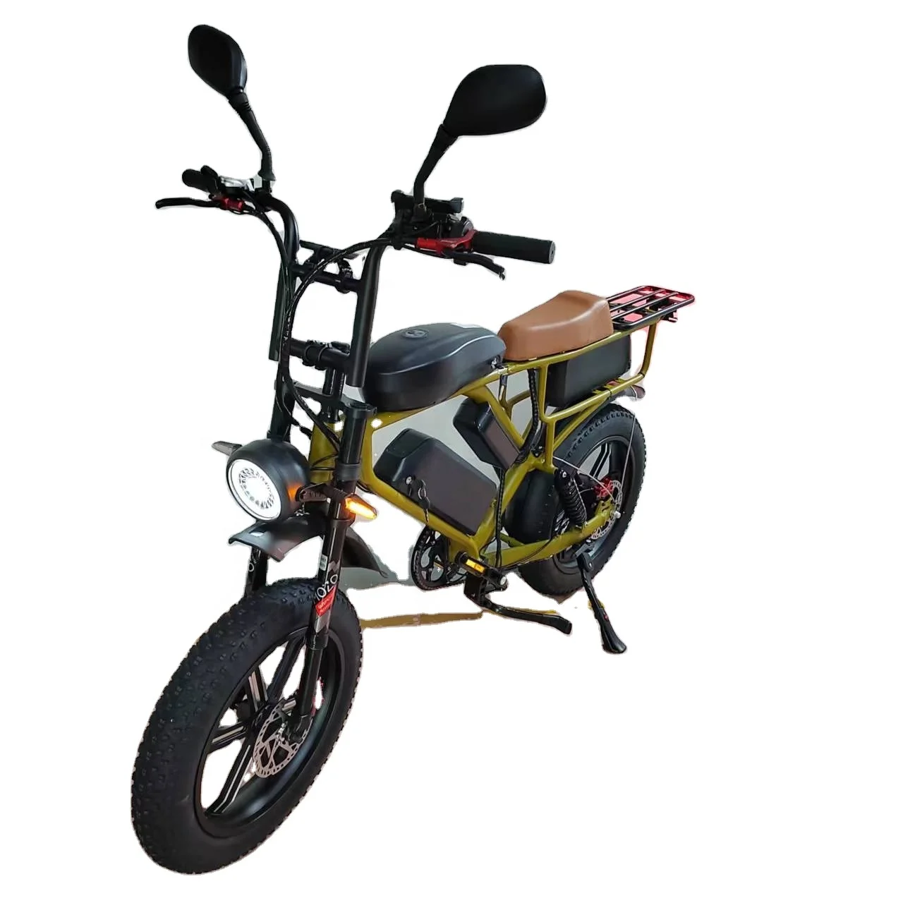 52V Electric Bike Bafang Motor 750W Battery 66Ah Motor In Wheel Full Suspension Oil Brake 60kmh Fast Fat Tire Electric Bike