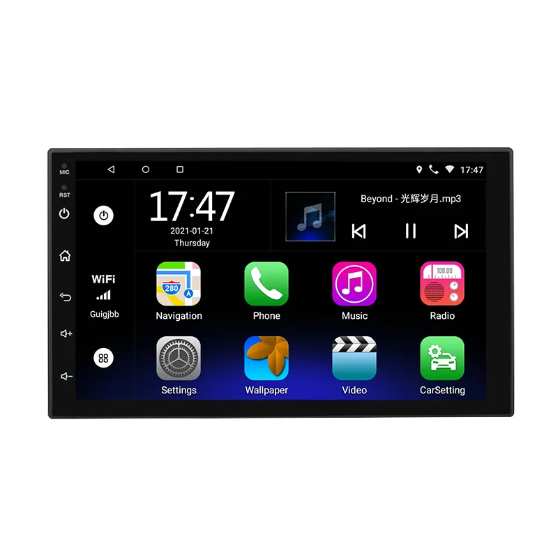 7 inch universal touch screen double DIN USB/C global систе