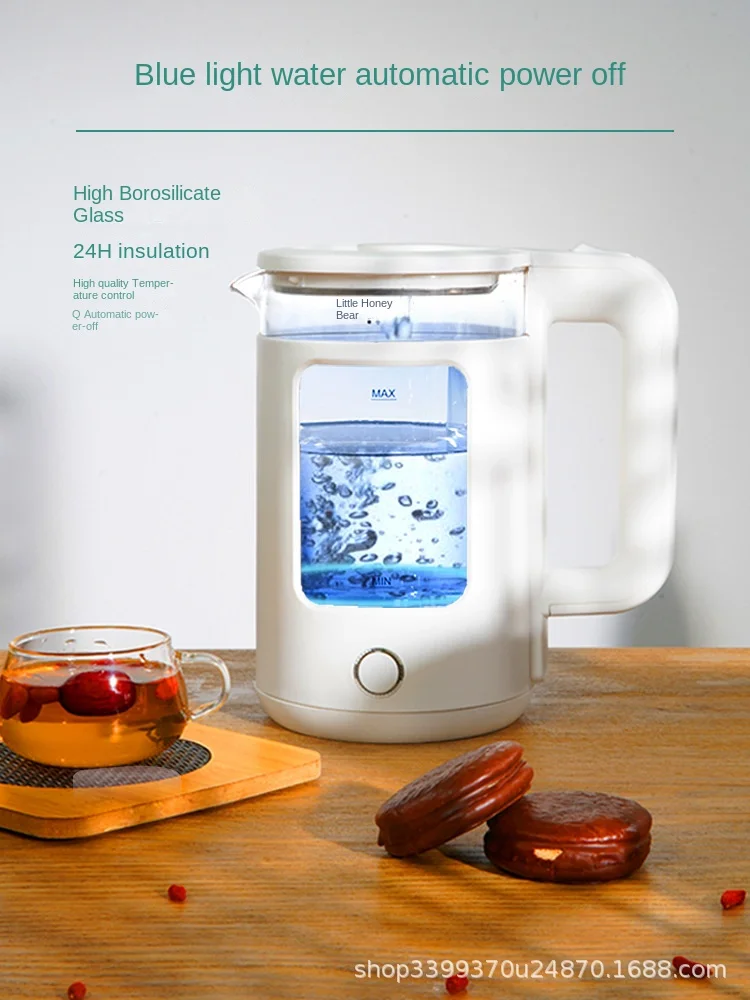 Hot Selling 1.8 Liter Stainless Steel Electric Kettle Quality Portable Cordless Glass Water Boiler for Home Use Coffee Feature