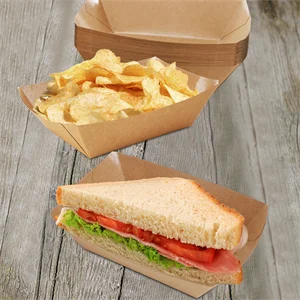 Крафт-коробка бумажная упаковка для пищевых продуктов одноразовый логотип бумажный Ланч-бокс