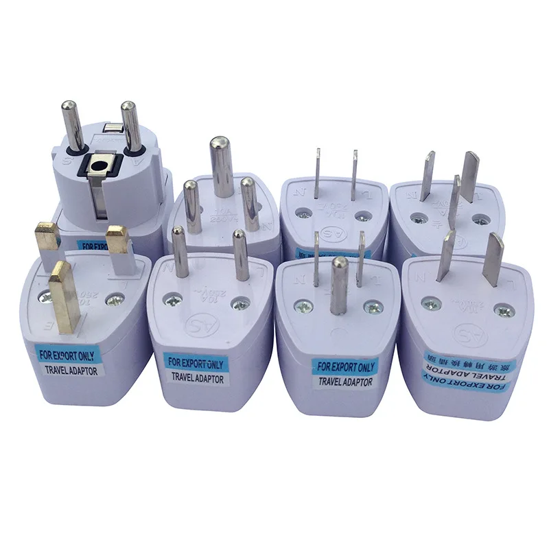 Hot Worldwide Universal International Converters Travel Adaptor Wall AC Power Plug Adapter  for USA EU UK AUS CHILE Italy