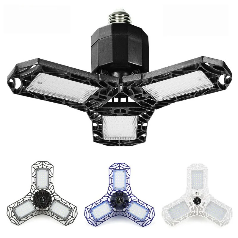 Светодиодный подвесной светильник типа high bay регулируемый 3 Панель складной супер яркий светодиодный светильник парковки деформируемая игрушка светодиодный светильник для гаража