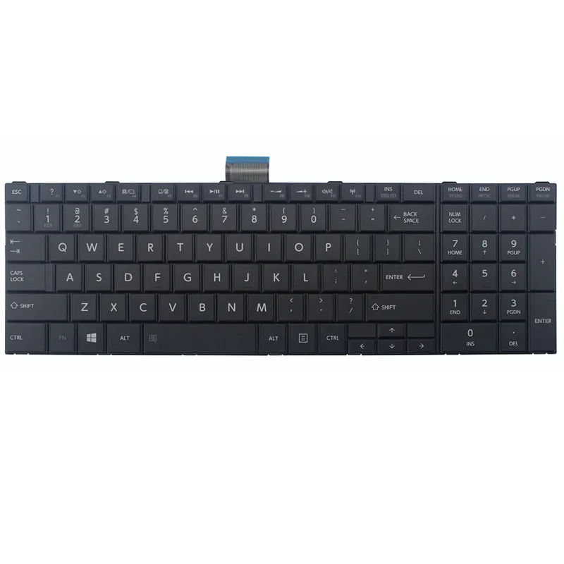 Высококачественная Клавиатура для ноутбука Toshiba Satellite C850 C855 Spanish UK US клавиатура