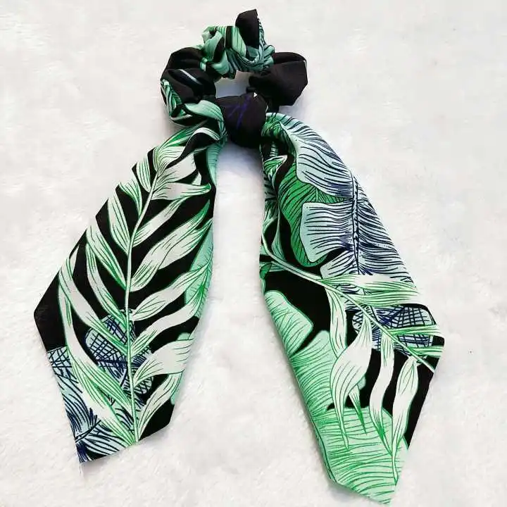 Factory satin hair band ponytail holder Hair Ties Scrunchies