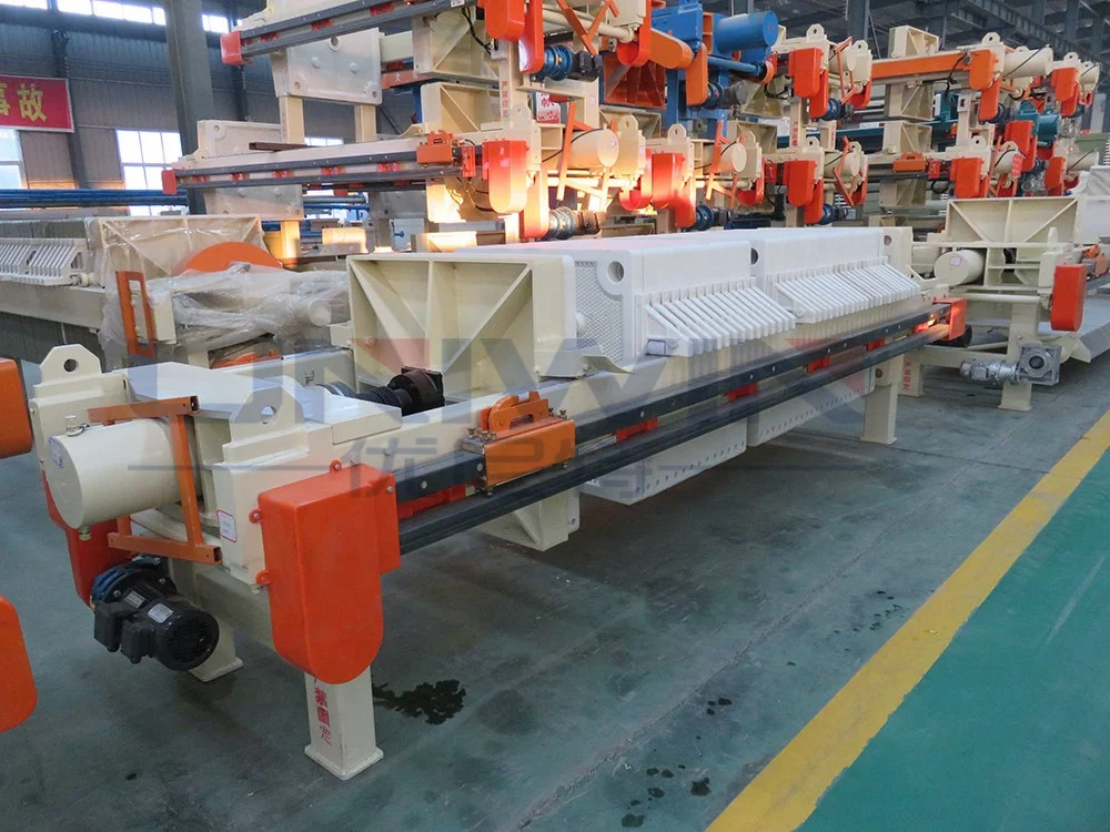 China Manual Automatic Hydraulic Chamber Diaphragm Press Filter for Sugar Workshop