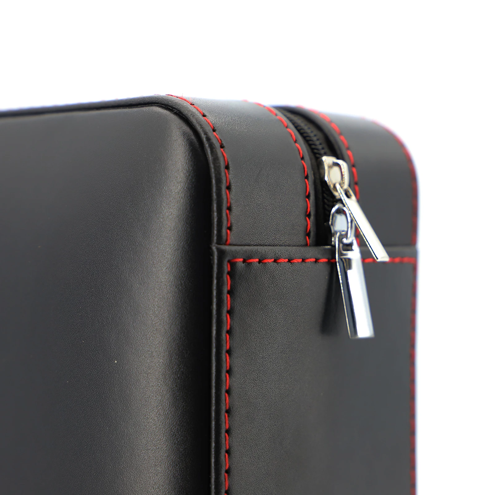 Portable Humidor Cedar wood Humidor hold 6 Cigars Waterproof Leather Cigar Accessories