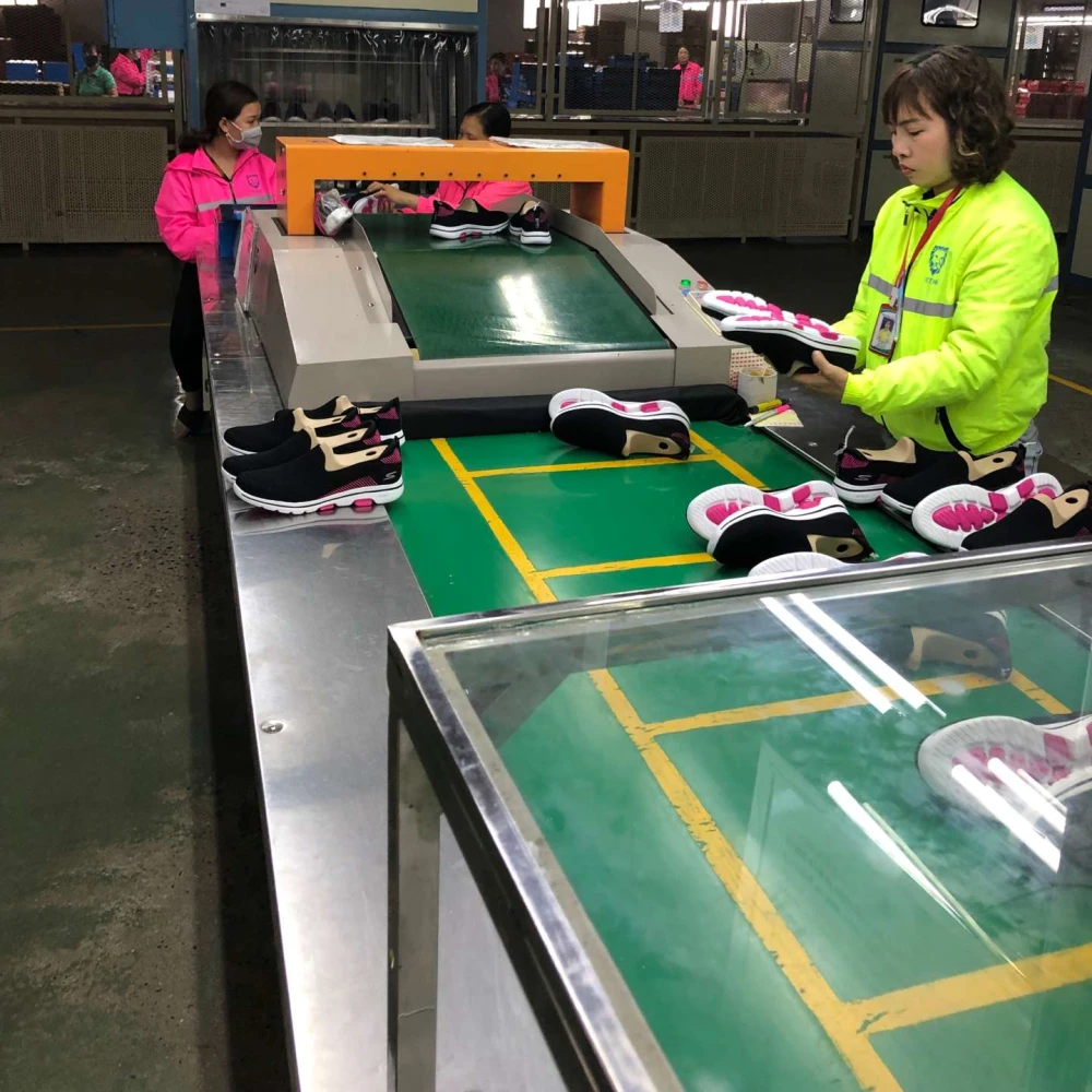 Zegoo textile and garment industrial conveyor belt needle metal detector