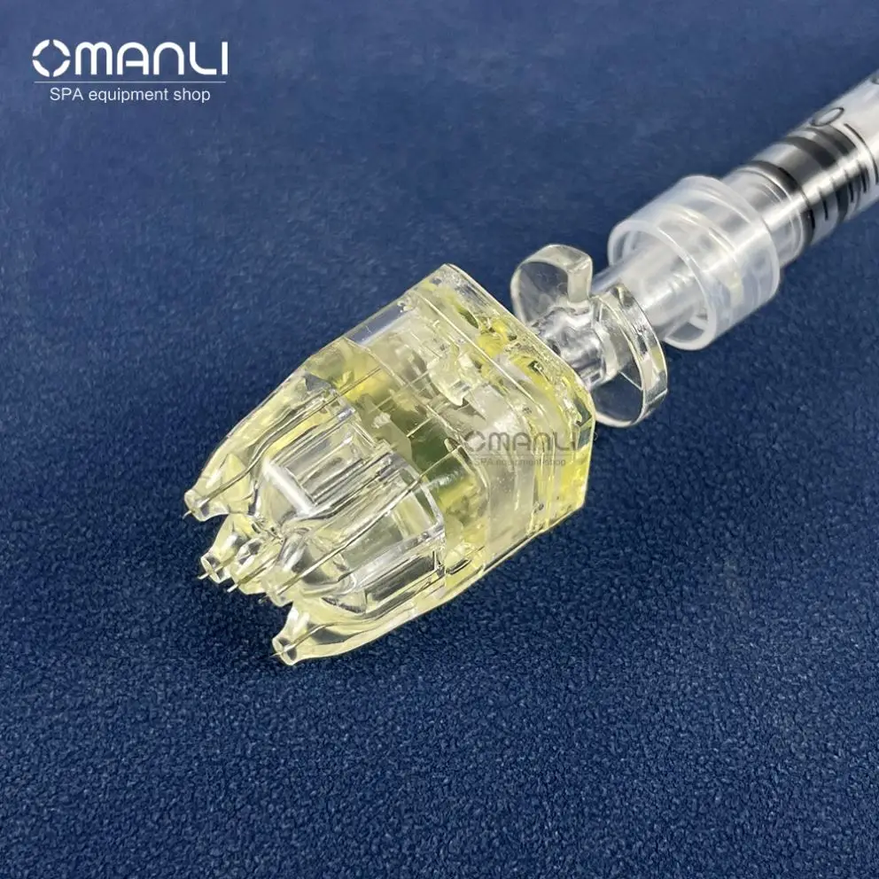 5 Pins Mesotherapy Crystal Rejuran  32G 1.5Mm Multi Needle For Hyaluronic Acid