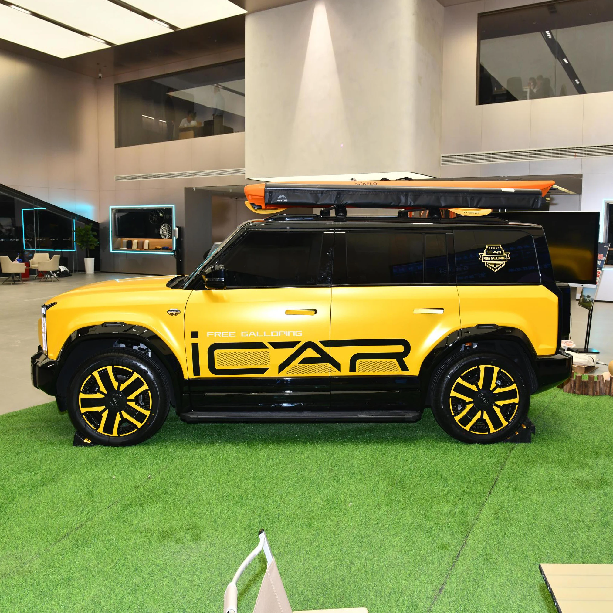 Электрический Автомобиль Chery Icar 03 большой дальности 5 мест 2024 для семейного внедорожника новый дизайн 4WD