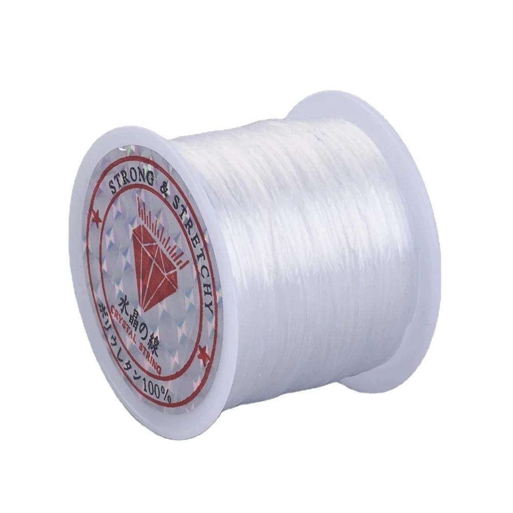 Nylon Line No Elastic Beading String Non Stretch Fish Wire Transparent Thread Cords For Jewelry DIY Beads Craft