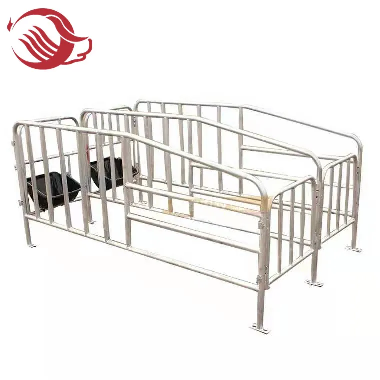 Pig House Farming Equipment Galvanized Sow Gestation Cage / Gestation Pen / Gestation Crate pig barn