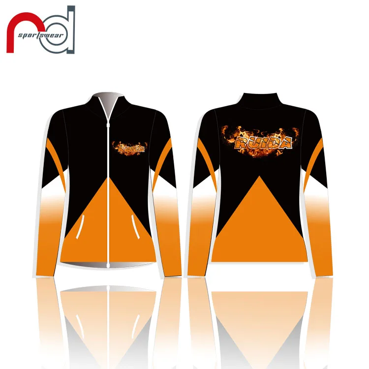 Customize cheerleading warm up winter warm jacket practice wear cheerleading tracksuit jacket
