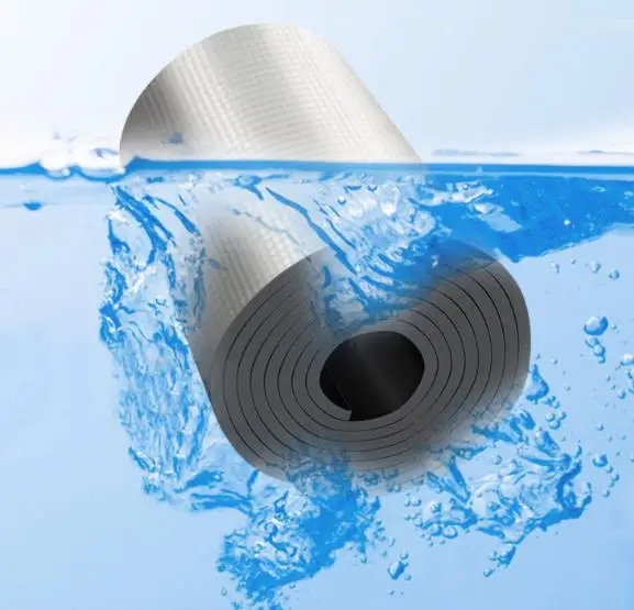 Factory Supply Rubber foam board 35-45kg/m3 Density Industrial Rubber aluminum foil board foam rubber foam board