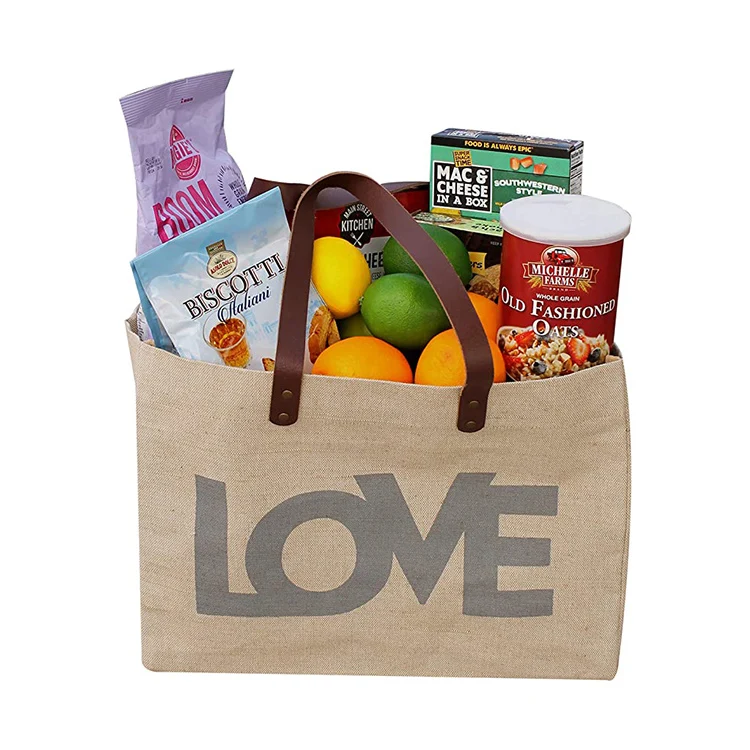 Shopping Tote Bags Designer Jute Hemp Ruiding Hot Products Fashion Accept Customized Logo Customized Size,medium(30-50cm)