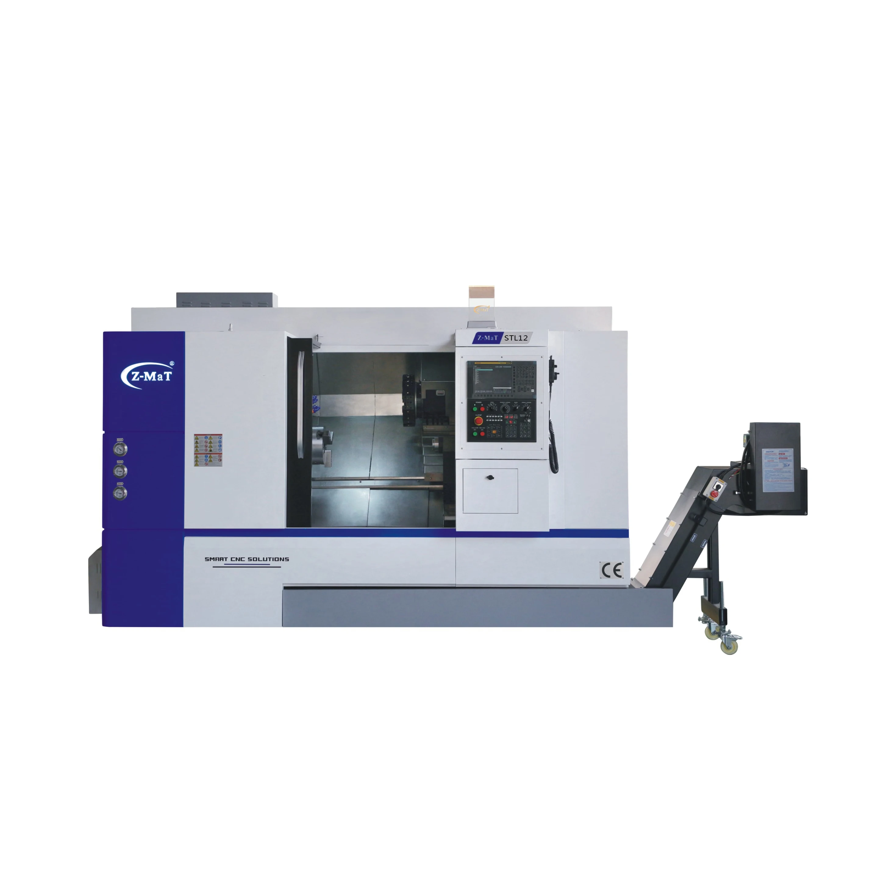 Контроллер STL12 Fanuc, гидравлический патрон chandox, 12 станций, револьверный Высокоточный токарный станок с ЧПУ