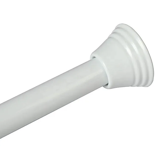 MTS Adjustable Room Divider Tension Curtain Rod, Tension Shower Curtain Poles