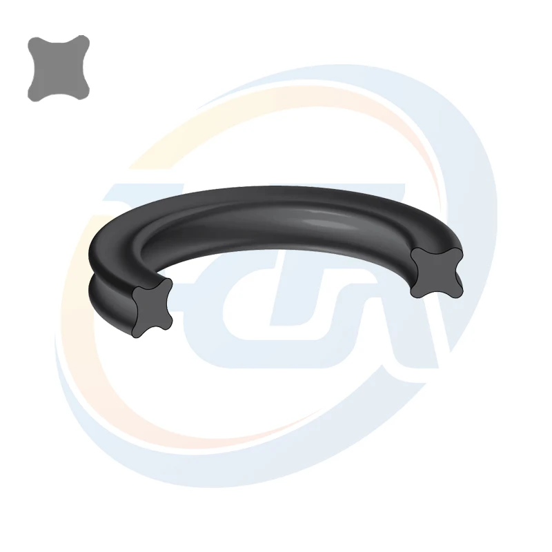 Manufacture Standard Full Sizes  As568 ffkm fkm nbr Rubber X Ring Quad O Ring Seals Product Category for seal