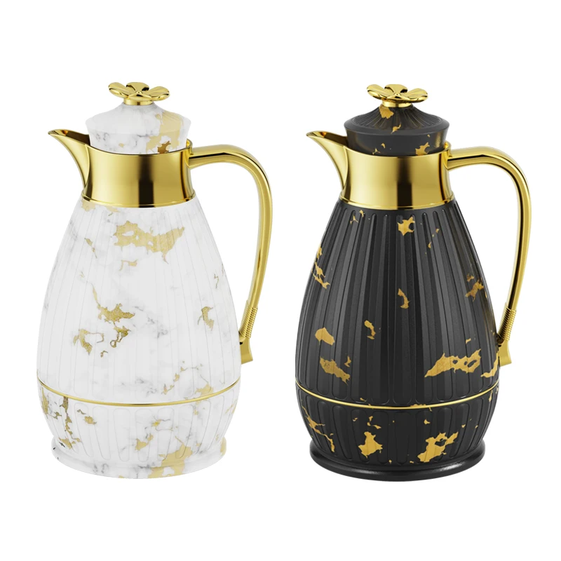 Sunlife new arrival thermal jug  Pink glass-lined thermo coffee arabic style coffee pot vacuum flask