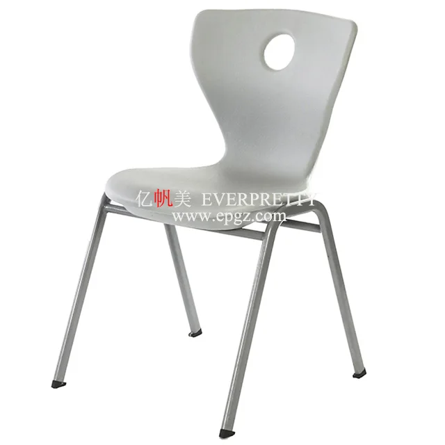 Swivel College Student Plastic Single Movable Chair Lab Stool for School Student