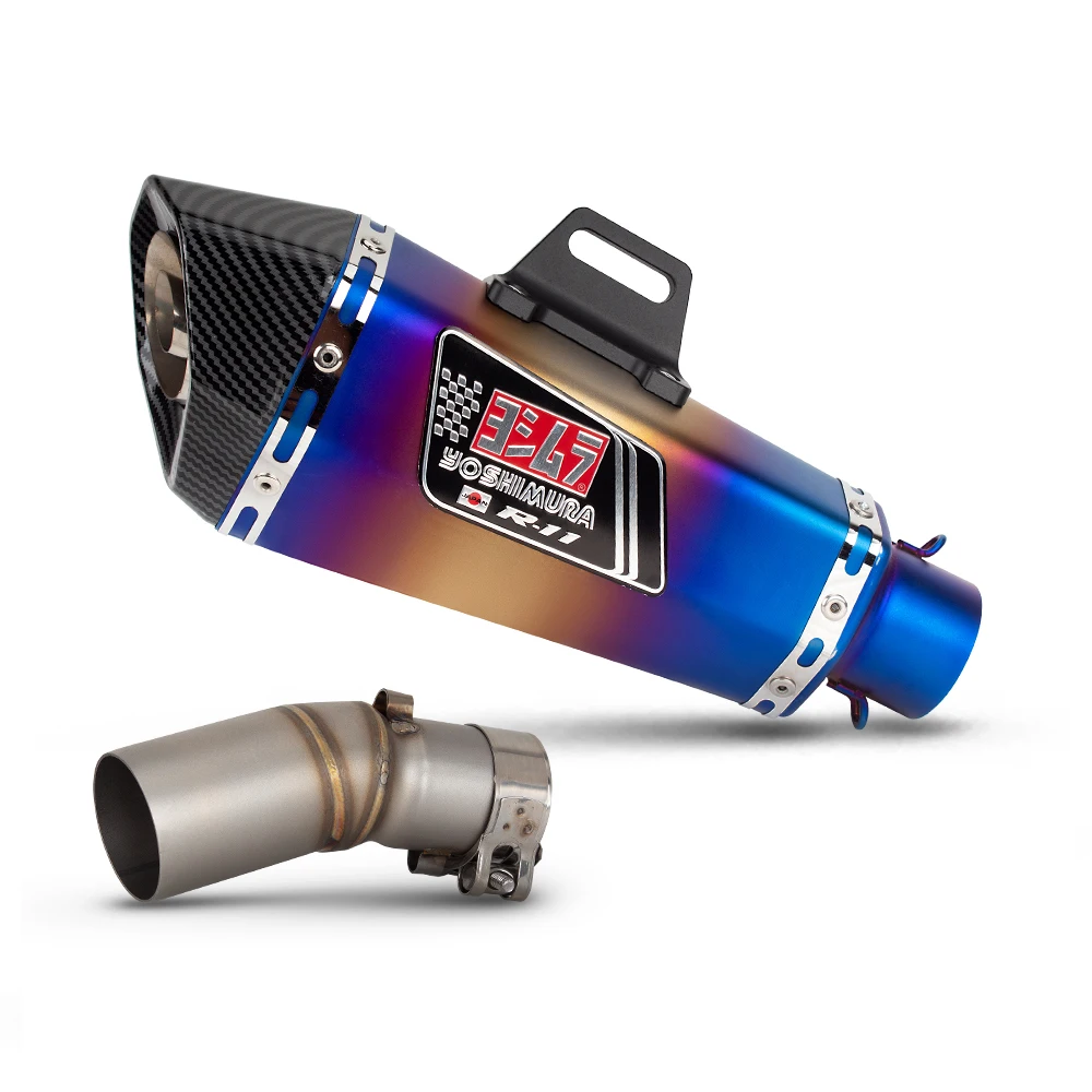Выхлопная труба для мотоцикла CFMOTO 450SR 450ss 2022-2024, из нержавеющей стали, с глушителем 51 мм