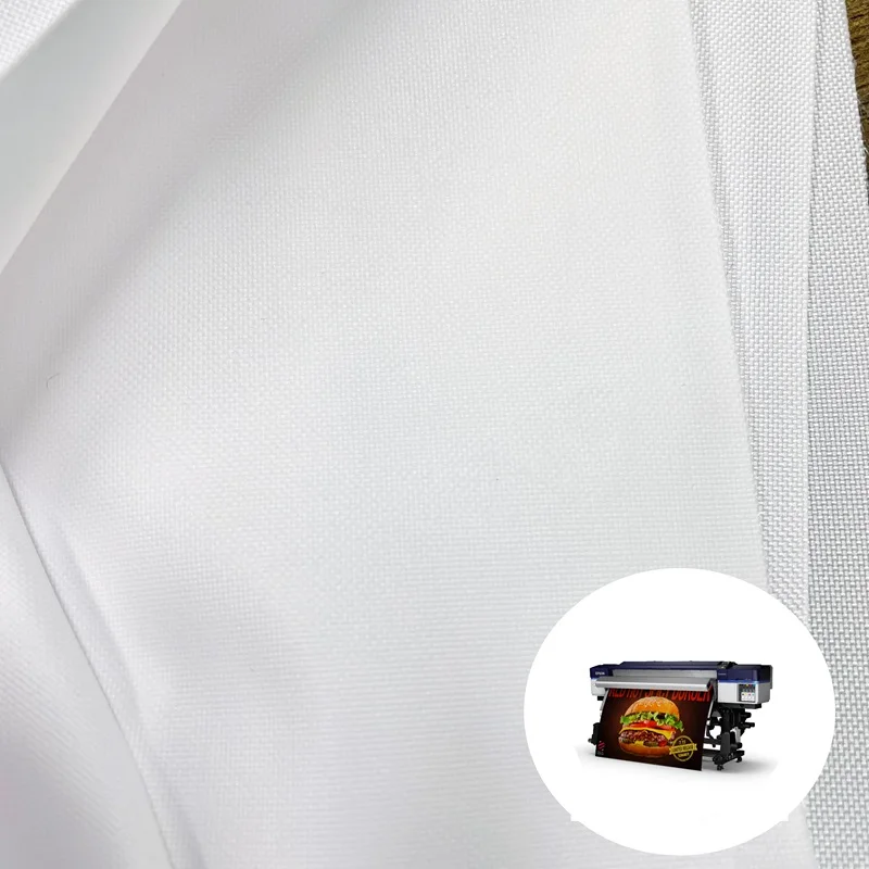 300D 100% Polyester Oxford Inflation AD Fabric for  Solvent UV LATEX Printing waterproof