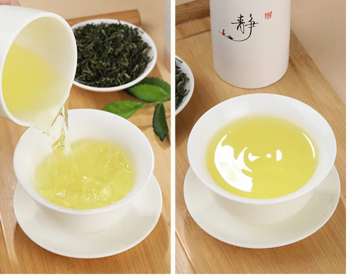 Bulk Wholesale Green Tea For Weight Loss Loose Leaf Popular Rich Aroma Flavor Fermented Green Tea
