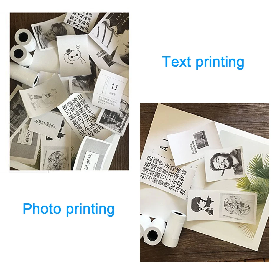 A6 304DPI  Peripage Portable BT 4.0 Thermal Photo Printer Wireless Inkless Mini Pocket Label Notes Printer
