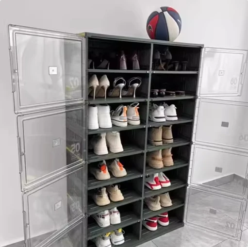 Jeko&Jeko Easy Installation Durable And Stable 36 Pairs Clear Shoe Storage Boxes