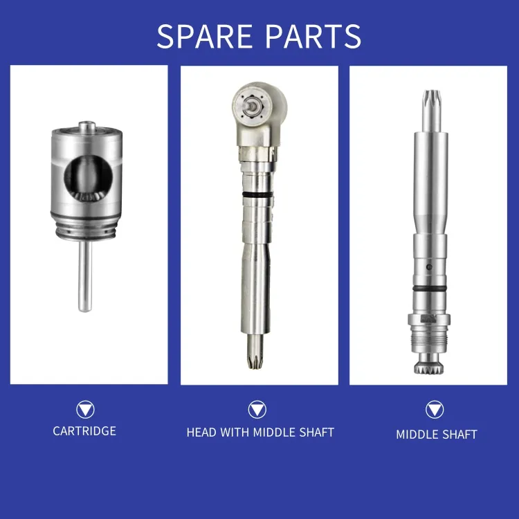 Factory Price 1:5 Fibre Optic In-Channel Push Button Contra-Angle Dental Handpiece with LED and Electric Motor
