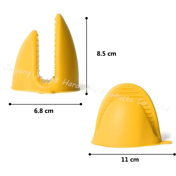 Food Grade Silicone Heat Resistant Cooking Pinch Grips Mini Oven Mitts For Kitchen Cooking Baking BBQ