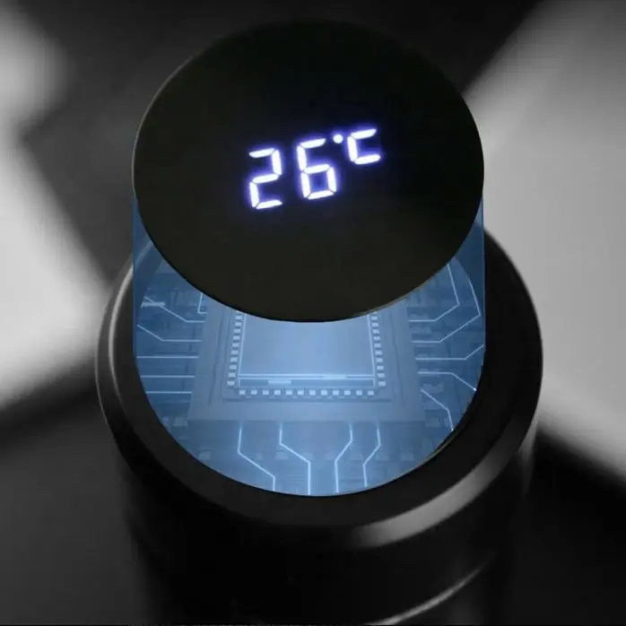 Most Popular Smart Temperature Display Water Bottle Wholesale Wide Mouth Vacuum Flask