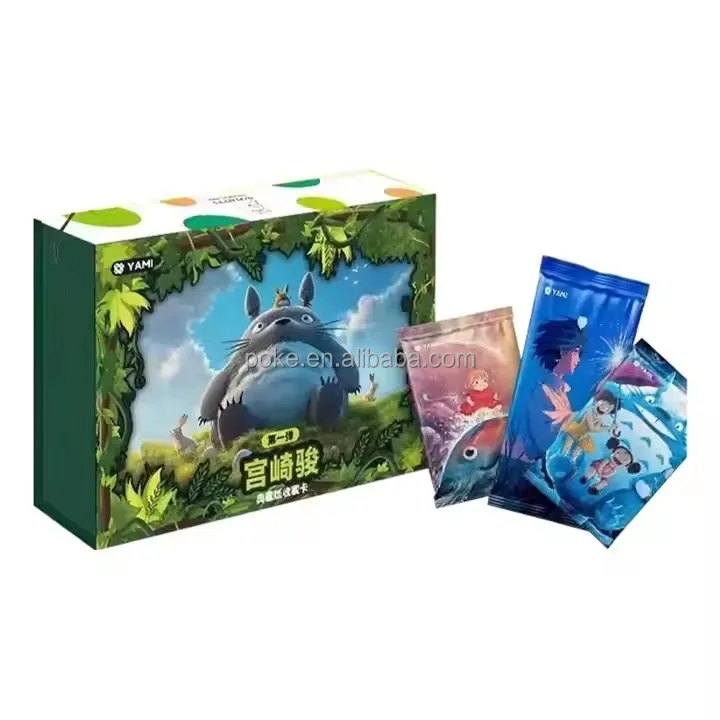 Оптовая продажа новейший чехол Коллекция карточек Miyazaki Hayao Totoro пленка детская игрушка подарки на Рождество день рождения