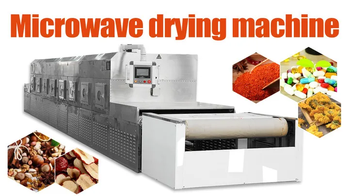 Food Production Line Microwave Drying and Sterilization Machine Drying with Microwave